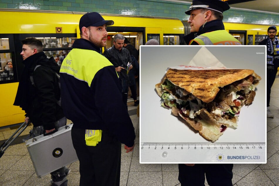 Am Bahnhof Neukölln ist eine Security-Mitarbeiterin mit einem Döner beworfen worden. (Symbolbild)