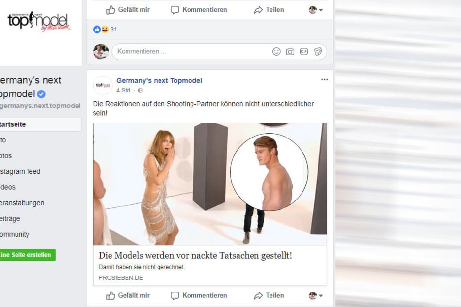 Es wird heiß - Die GNTM-Fans sind bei Facebook fleißig am Kommentieren.