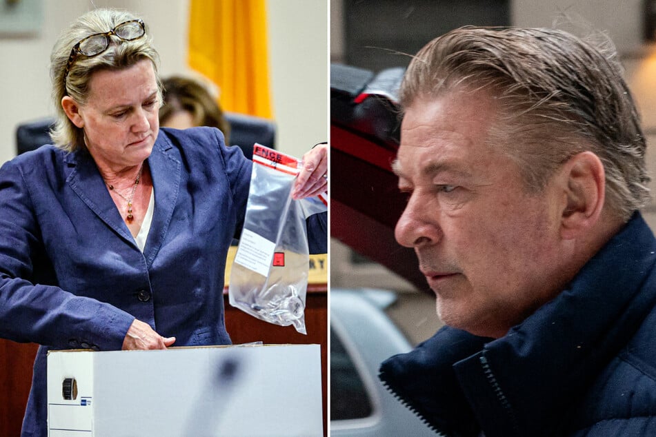 Footage of Alec Baldwin's lax gun discipline on the film set where cinematographer Halyna Hutchins died was shown in court on Thursday.
