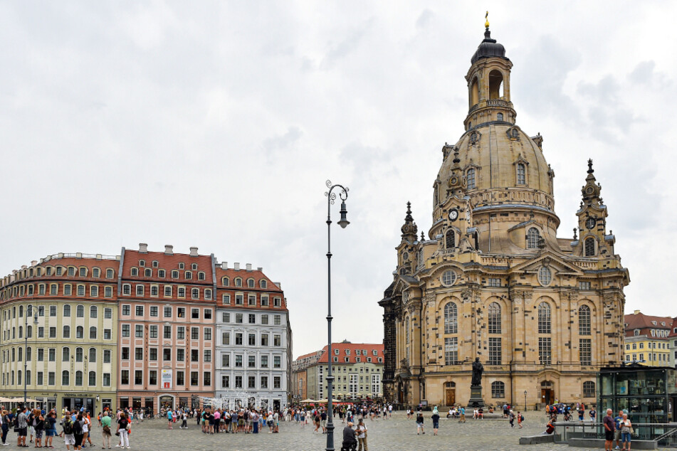 Das Filmfest Dresden findet an verschiedenen Locations in der City statt, darunter auch auf dem Neumarkt.