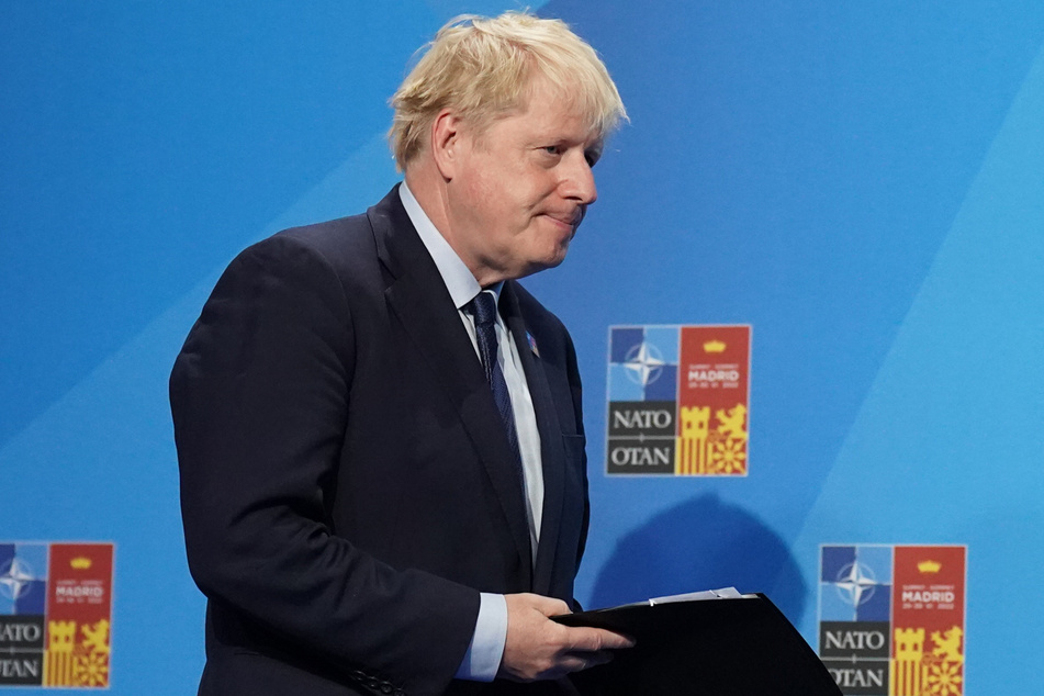 Der britische Premierminister Boris Johnson (58) am Donnerstag beim Nato-Gipfel.