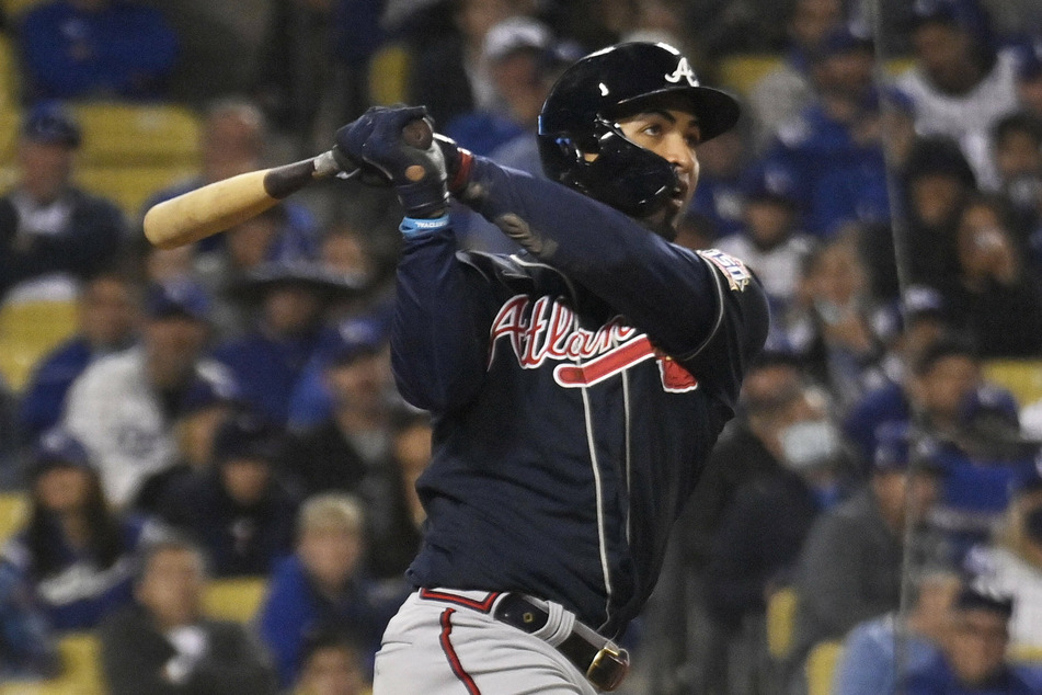 Braves left fielder Eddie Rosario hit two homers in Atlanta's game four win on Wednesday night.
