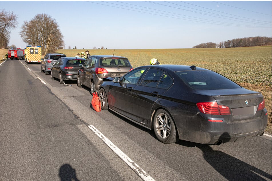 Am Stauende kam es unterdessen zu einem weiteren Unfall.