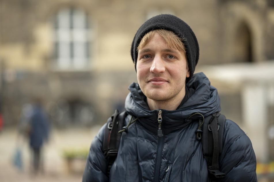 Alexander Salewski (24) aus Chemnitz hält nichts von der 2G-plus-Regel.