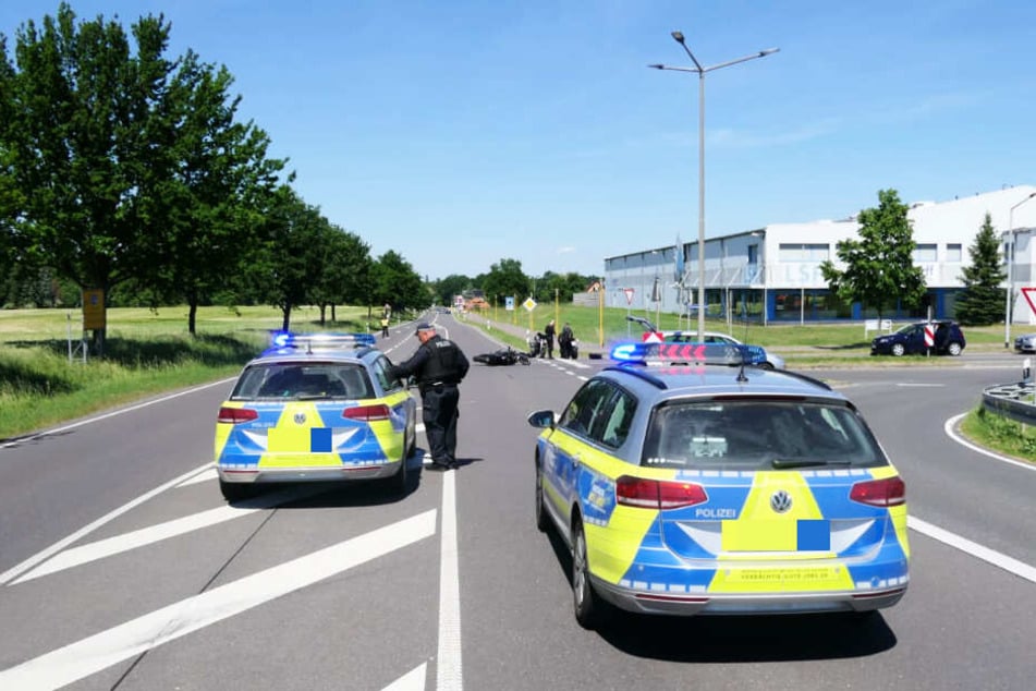 Auf der B107 in Trebsen hat es am Sonntagnachmittag gekracht.