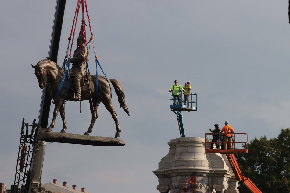 In September, the statue of Robert E. Lee was lifted from its pedestal, from which the monument loomed as a symbol of white supremacy for 131 years.