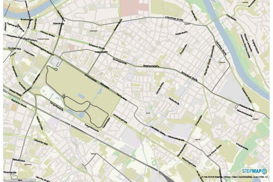 Momentan untersucht die Stadt mögliche "Korridore" für die Strecke. Sicher sind nur Zwinglistraße, Pohlandplatz und Schillerplatz als wichtige Knoten.
