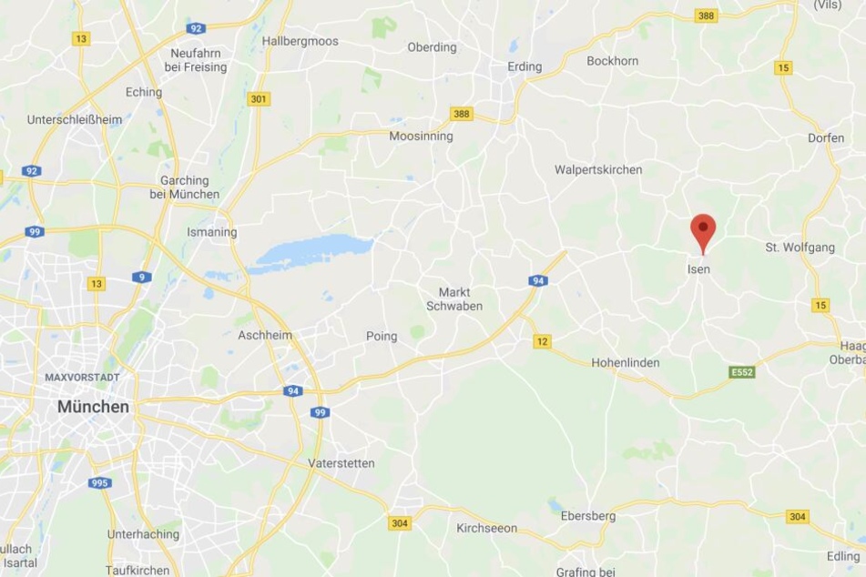 In oberbayerische Isen östlich von München, kam es zu einem schweren Unfall, bei dem ein junger Mann starb.