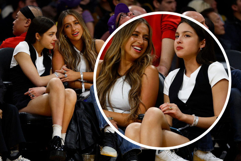 Olivia Rodrigo and Tate McRae steal the show at the Lakers vs. Nets game!
