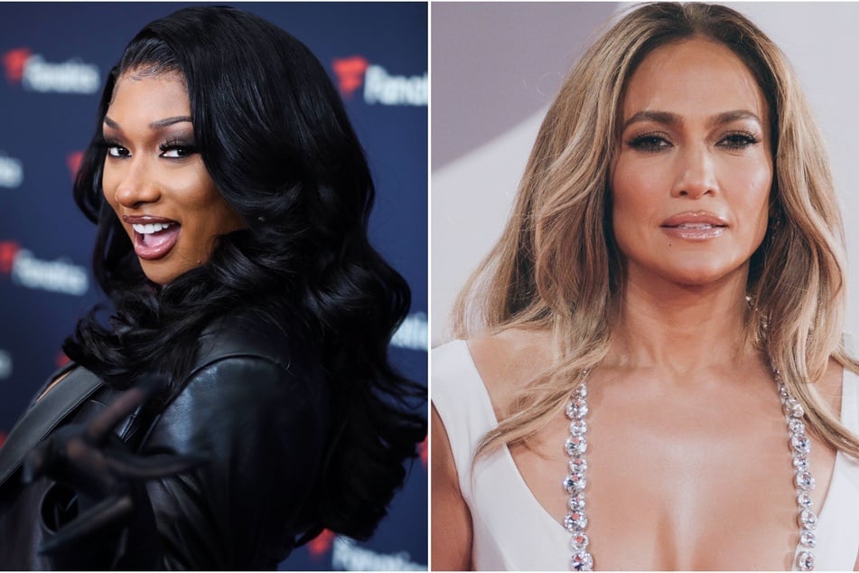 Jennifer Lopez (r.), Megan Thee Stallion (l.), and more have been confirmed to perform at this year's iHeart Music Awards.