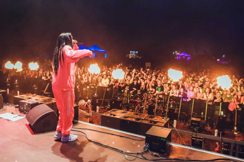 Juju beim "Break the Rules"-Festival in Boxberg/Sachsen im Sommer 2019.