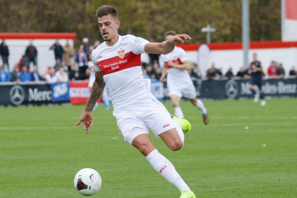 Am Ball: Jan Kliment, der aktuell nur bei der Stuttgarter Reserve ran darf.