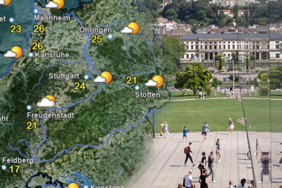 Im Ländle wird das Wetter nochmal sonniger. (Fotomontage)