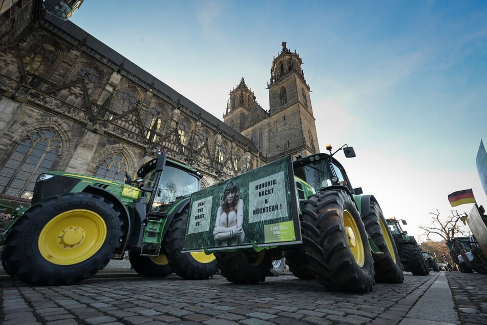 Anfang des Jahres protestierten die Landwirte gegen Pläne der Regierung. Nach dem Aus der Ampel-Koalition fordern sie nun Neuwahlen. (Archivbild)