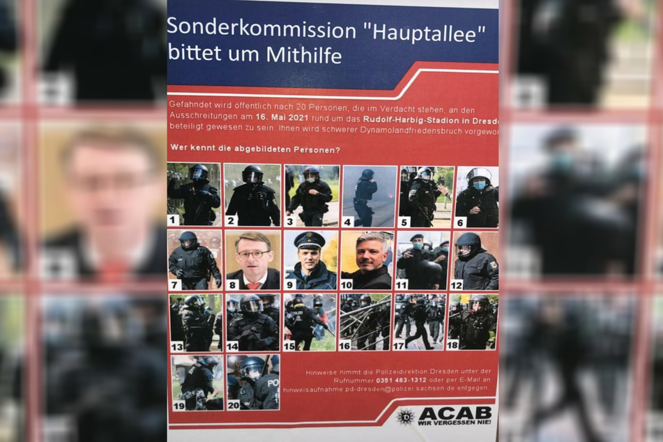 Der Staatsschutz ermittelt jetzt gegen die Fake-Plakat-Kleber.