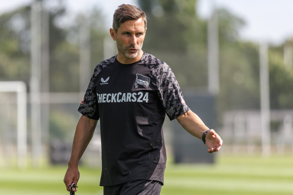 Trainer Stefan Leitl (47) von Hertha BSC will Lücken füllen.