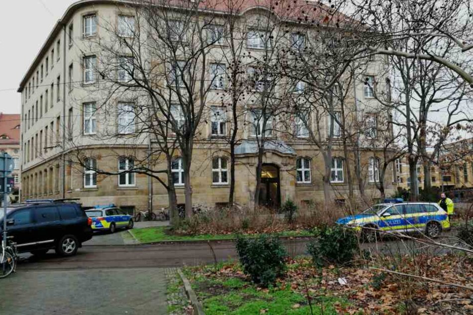 In dieser Flüchtlingsunterkunft in der Eutritzscher Straße geschah der Zwischenfall.