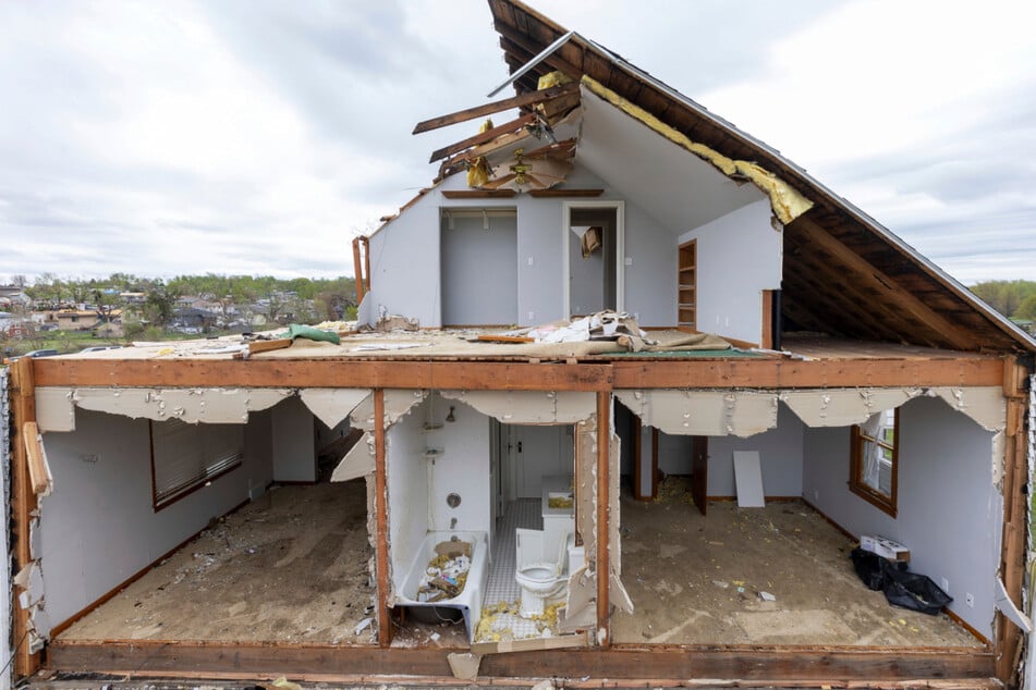 In Bennington (Nebraska) und anderen Orten richteten die Tornados immensen Schaden an.