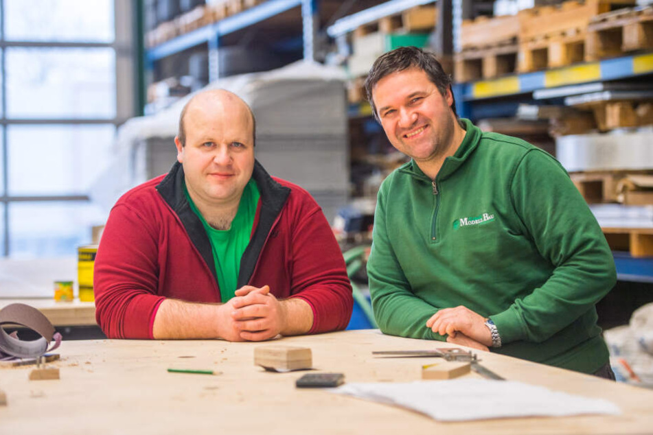 Rico (43) und Ulli Clauß (35) leiten den Betrieb bereits in dritter Generation.