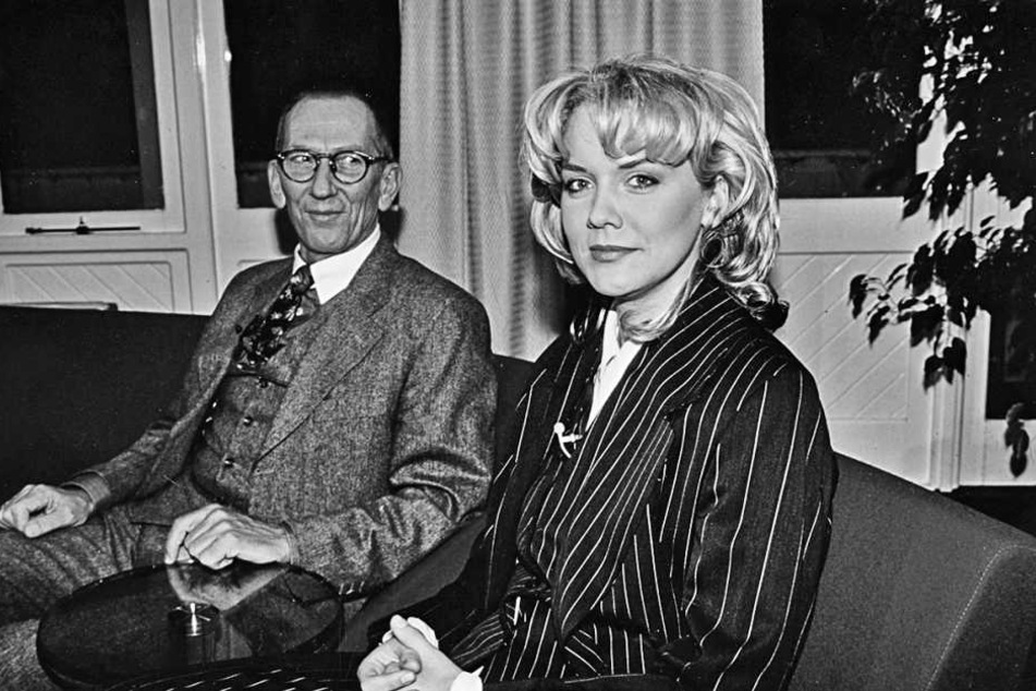 Inka im MDR-Riverboat 1995 neben ihrem Vater Arndt (1936-2003).