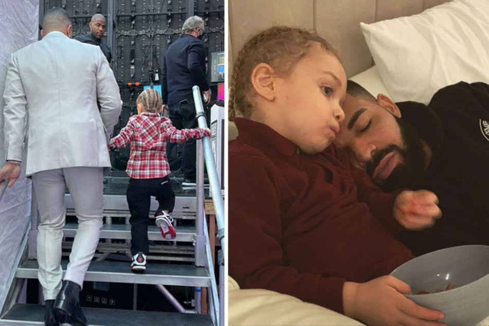 Drake introduces his once-secret son to the world in a touching moment!