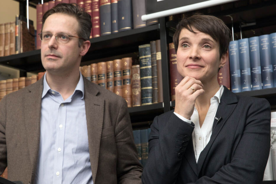 Frauke Petry mit ihrem Mann Marcus Pretzell.