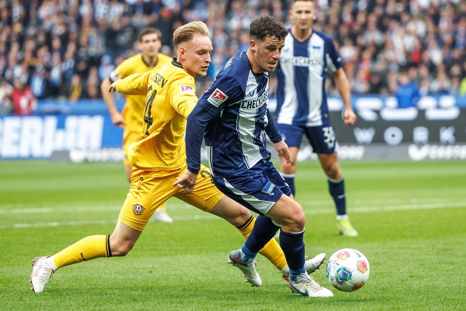 An Tony Menzel (l.) lief das Spiel ein wenig vorbei.