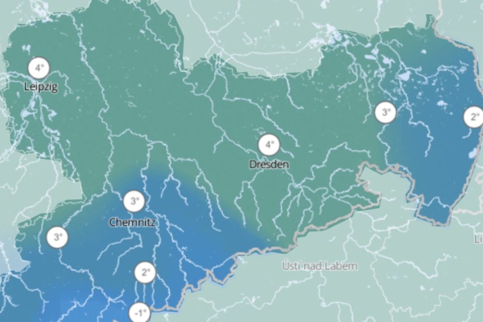 Auf bis zu 4 Grad werden die Thermometer in Sachsen in der Silvesternacht klettern.