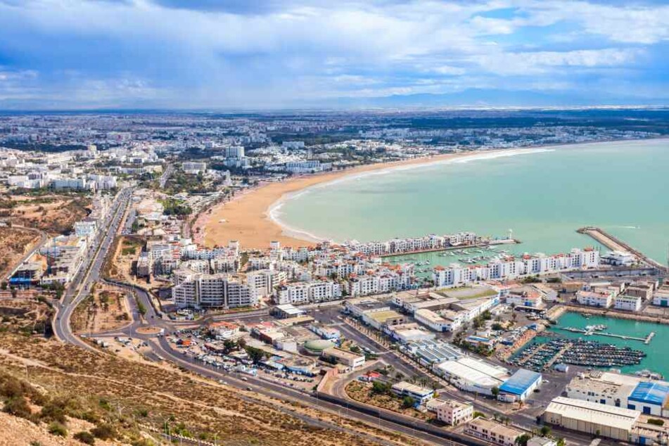 Sonnenziel im Winter: Agadir in Marokko.