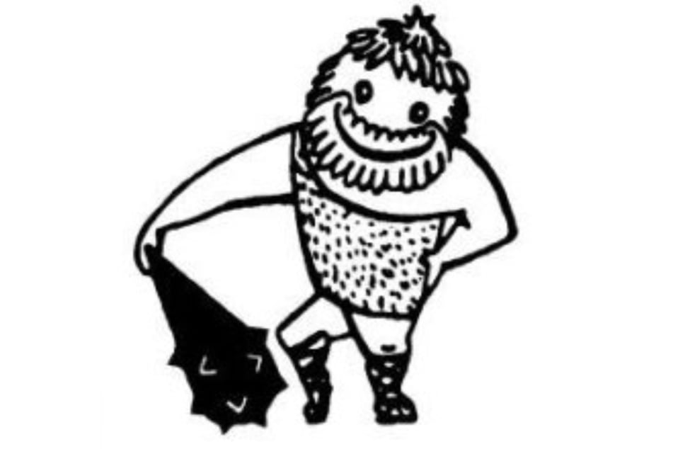 Der Herkules mit Keule ist das Maskottchen des politischen Kabaretts.