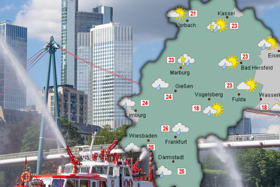 In Hessen darf in der neuen Woche mit viel Sonnenschein gerechnet werden.