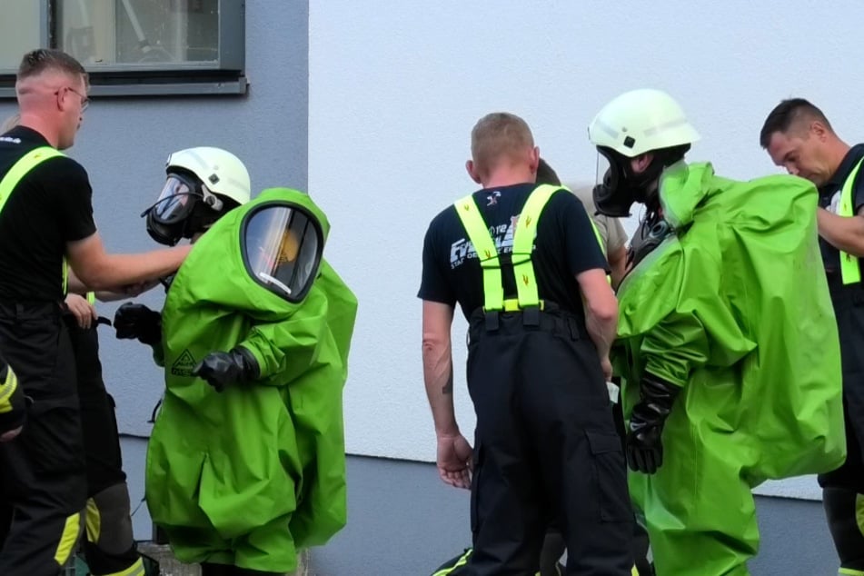 57 Einsatzkräfte der Feuerwehren aus der Region waren an der Übung beteiligt.