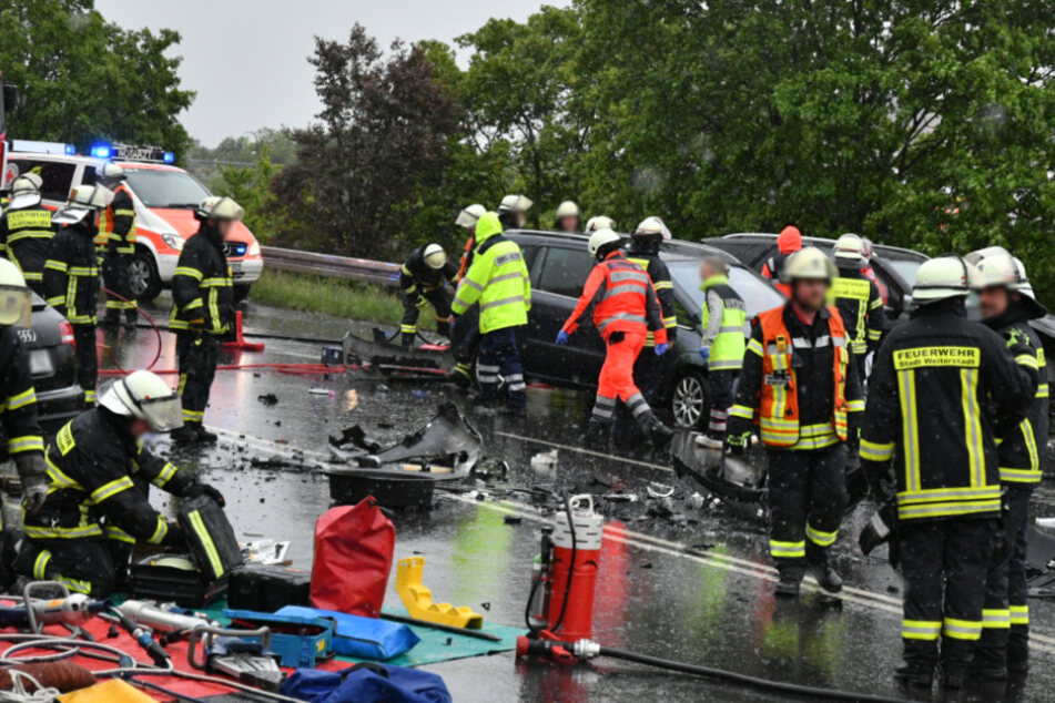 Zahlreiche Einsatzkräfte waren vor Ort.