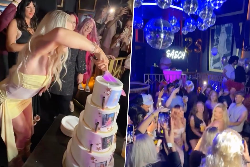 Auch Gäste und Freunde des Influencers ließen ihre Follower via Instagram-Story an der Sause teilhaben.