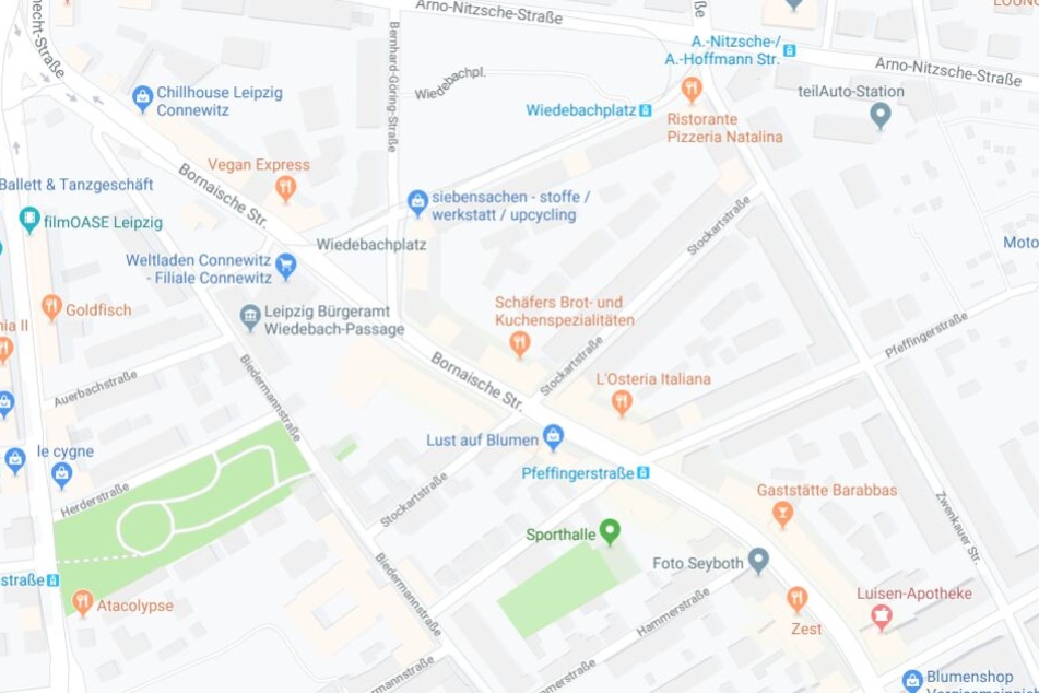 Der Vorfall ereignete sich an der Bornaischen Straße im Stadtteil Connewitz.