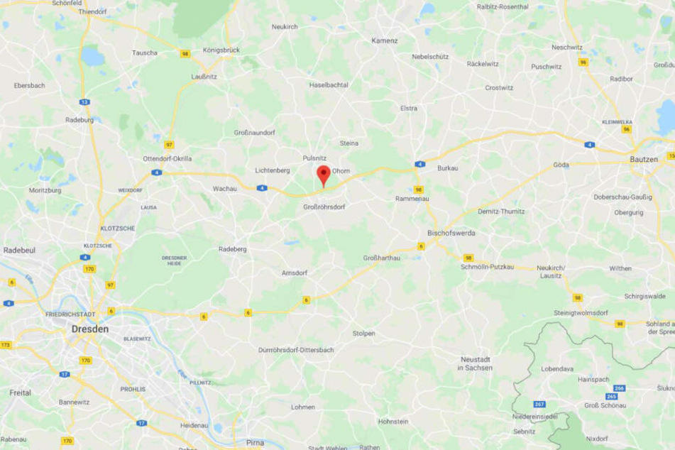 Ungefähr an dieser Stelle ereignete sich das Unglück.