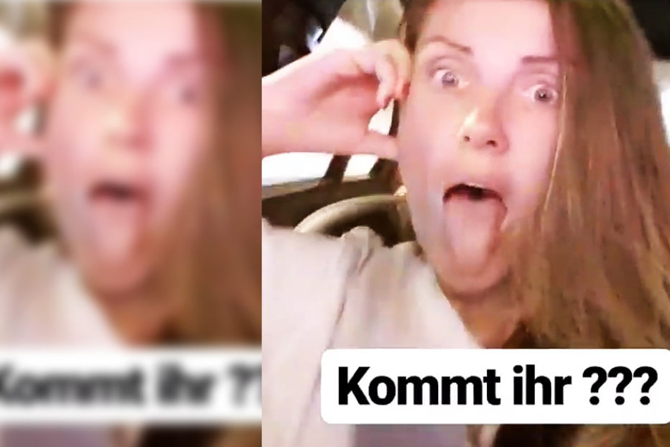 Die Montage zeigt einen Screenshot aus der Instagram-Story von Schwesta Ewa.