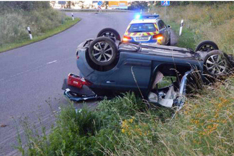 Keine Spur vom Fahrer des Kleinwagens.