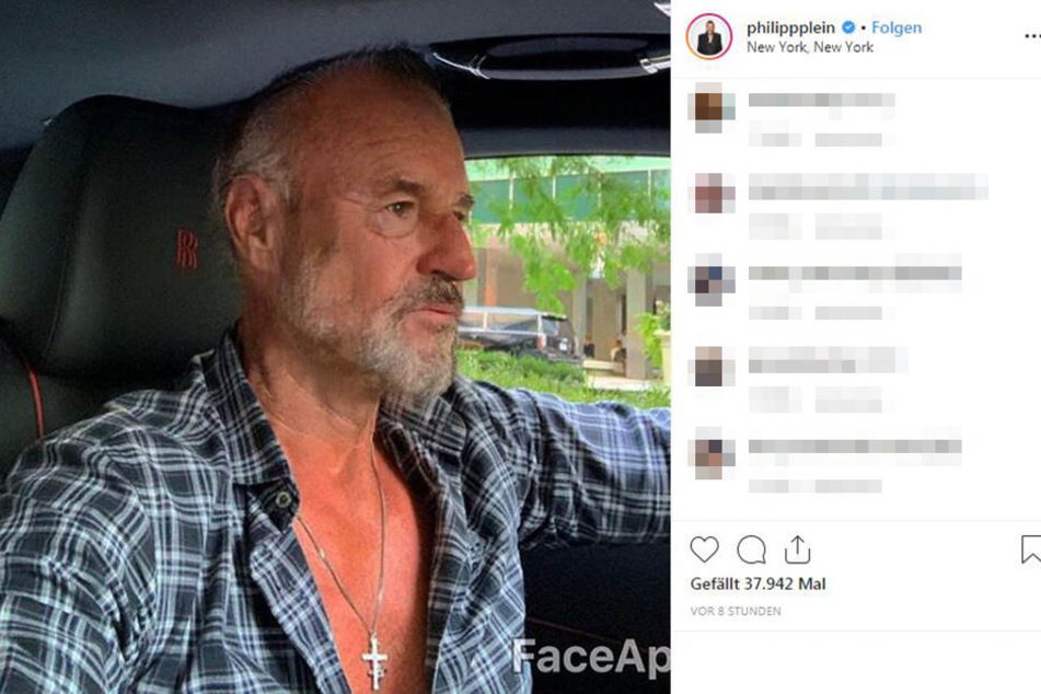 Mode-Macher Philipp Plein beweist auch im Alter noch Stil.