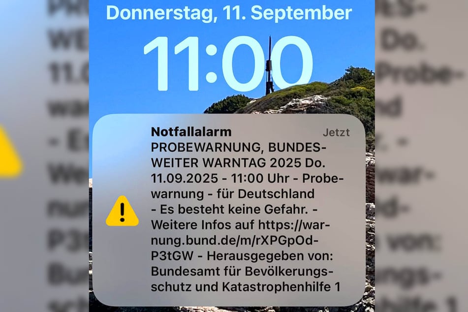 Am Warntag erreichte das Bundesamt etwa 97 Prozent der Bürger - durch Nachrichten auf dem Handy, im Radio, TV oder per Sirenen-Heulton.