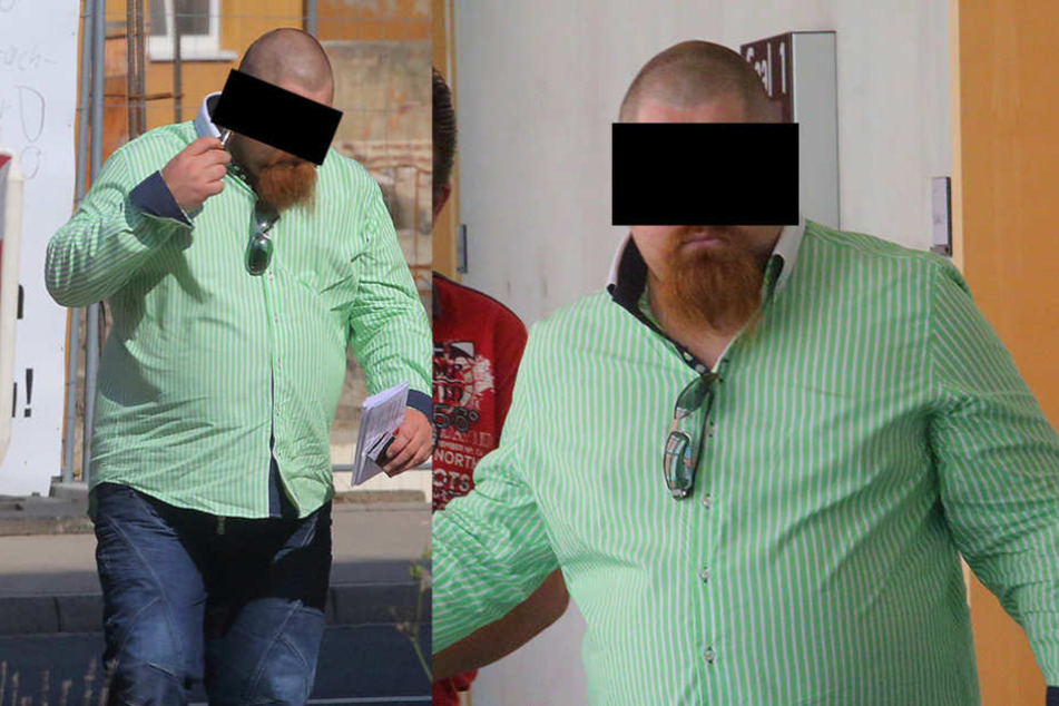 Der arbeitslose Enrico K. (29) sieht sich als Beschützer der Frauen in Moritzburg.
