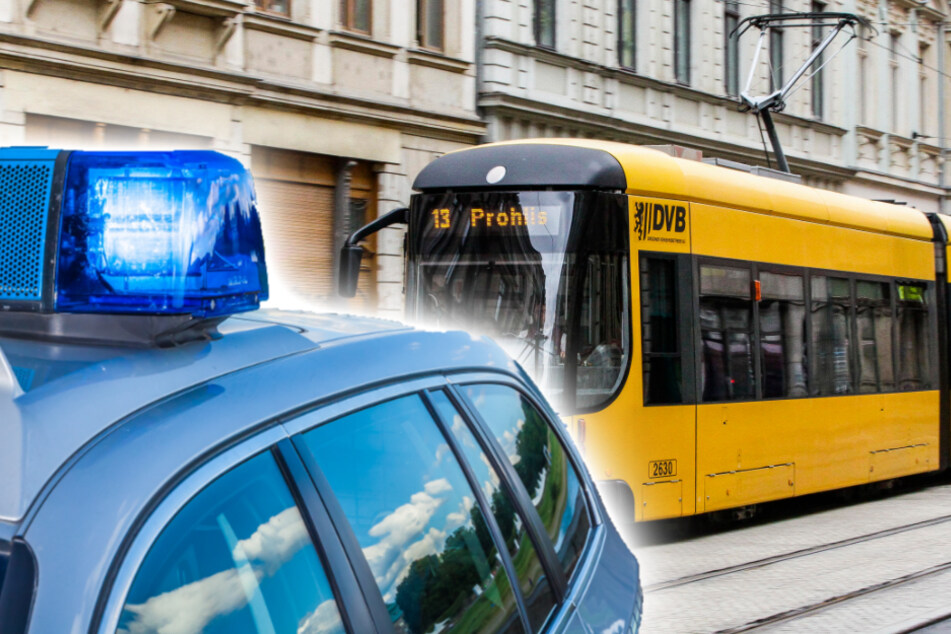 Der Staatsschutz der Polizeidirektion Dresden ermittelt gegen den Straßenbahnfahrer der Linie 13. (Symbolbild)