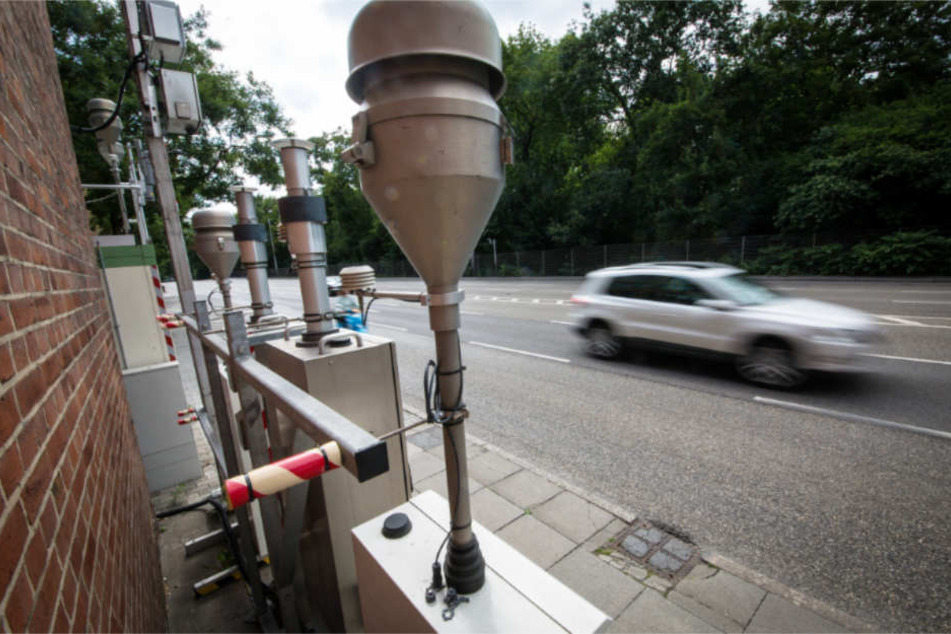 Das Neckartor in Stuttgart. Hier ist die Schadstoffkonzentration besonders hoch.