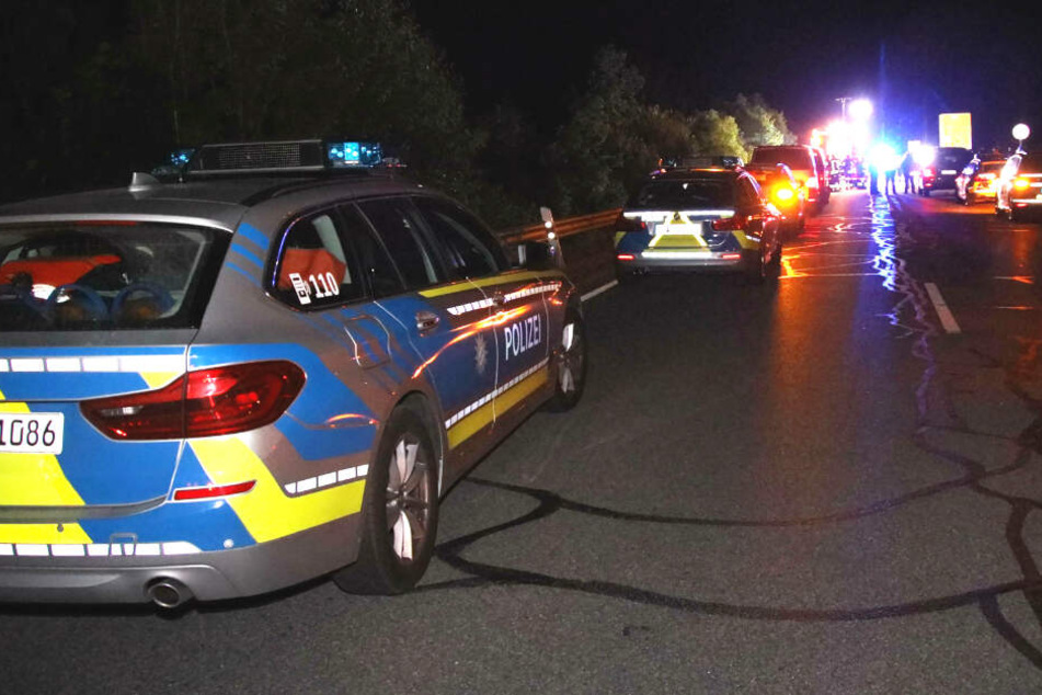 Die Polizei konnte den flüchtigen Autofahrer mit einem Großaufgebot stoppen.