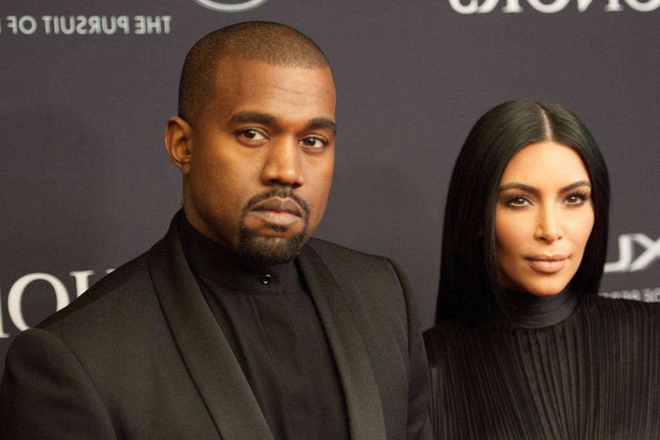 On Friday, TMZ reported that Kim Kardashian (r) has filed to become legally single amid her ongoing divorce from Kanye "Ye" West (l).