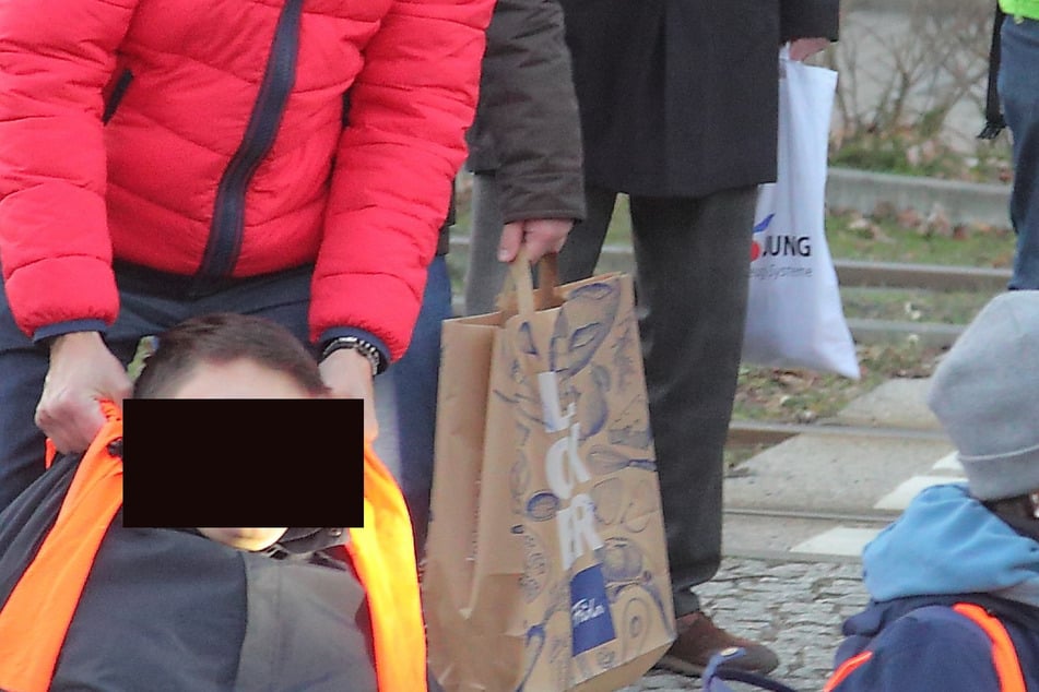 Jeremy A. (21) blockierte 2024 auch Straßen in Dresden.