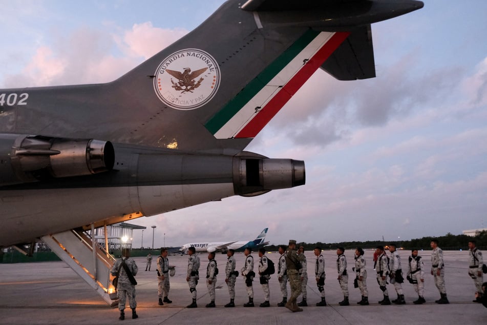 Mexican troops are on their way to the border with the US after the country's president, Claudia Sheinbaum, struck a deal with her US counterpart, Donald Trump.