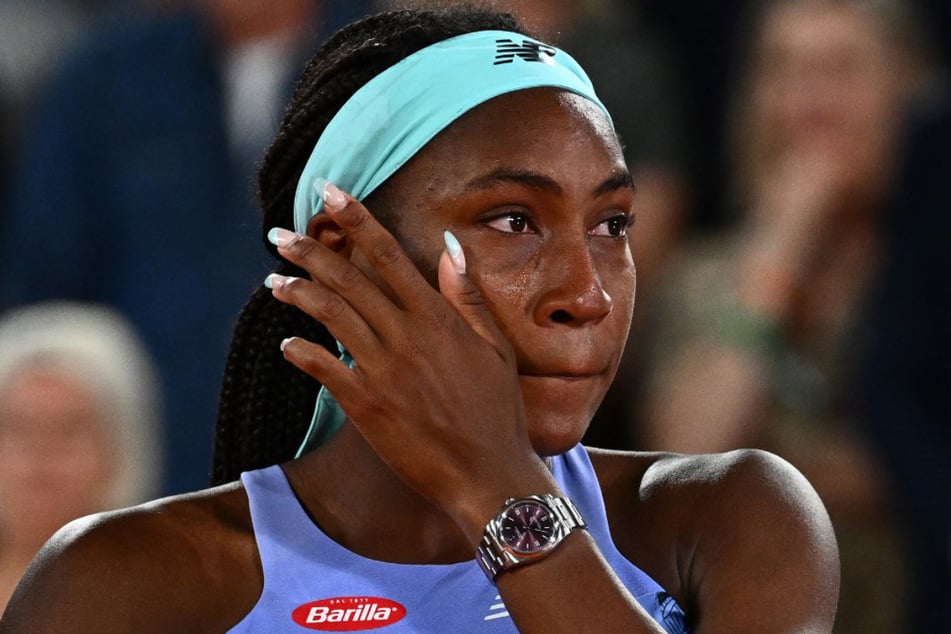 Coco Gauff reacted after a big loss in her first ever Grand Slam final.