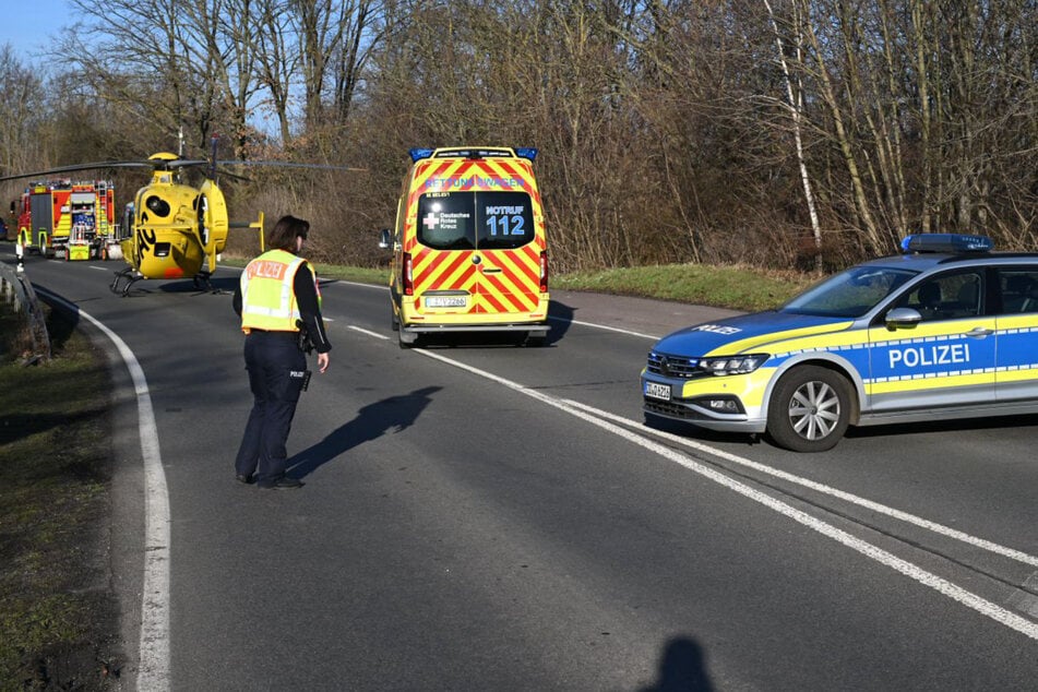Am Mittwochnachmittag kam es zwischen Grünau und Markranstädt zu dem Unfall.