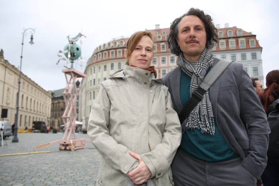 Die Hamburger Künstler Heike Mutter und Ulrich Genth.